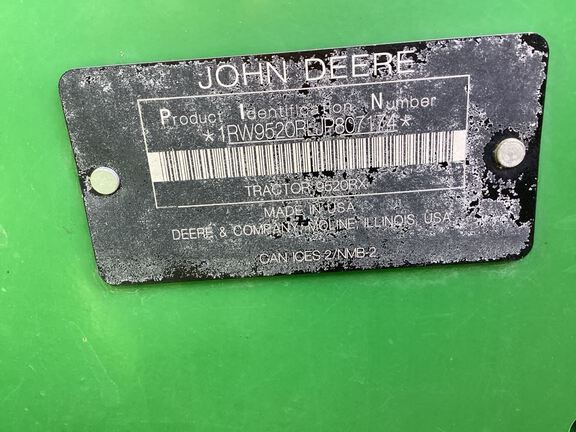2019 John Deere 9520RX Tractor Rubber Track