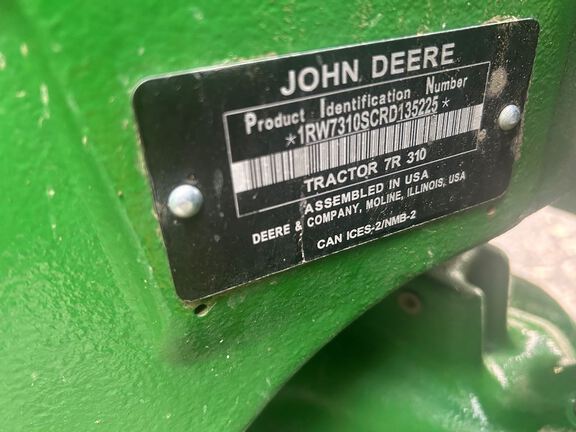 2024 John Deere 7R 310 Tractor