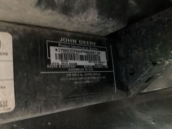 2022 John Deere XUV835M ATV