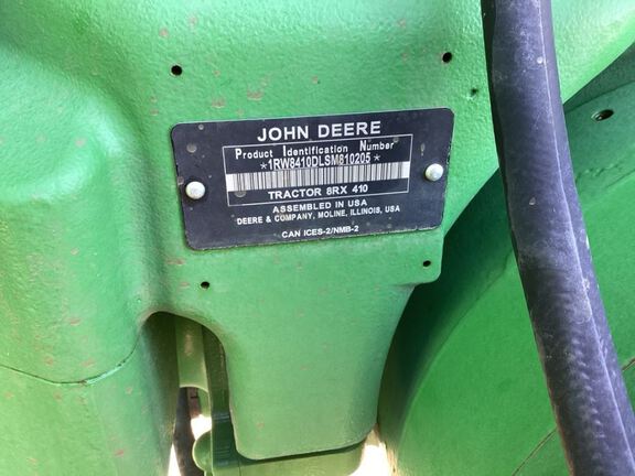2025 John Deere 8RX 410 Tractor Rubber Track