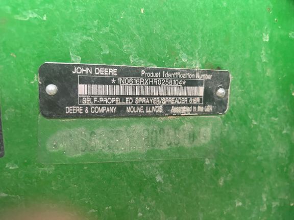 2025 John Deere 616R Sprayer/High Clearance