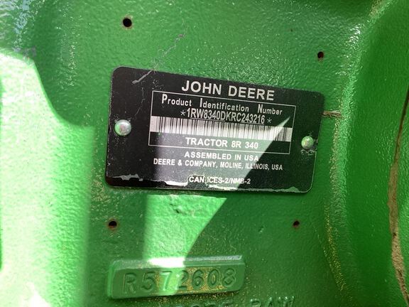 2024 John Deere 8R 340 Tractor
