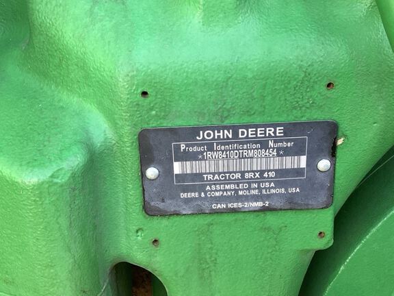 2024 John Deere 8RX 410 Tractor Rubber Track