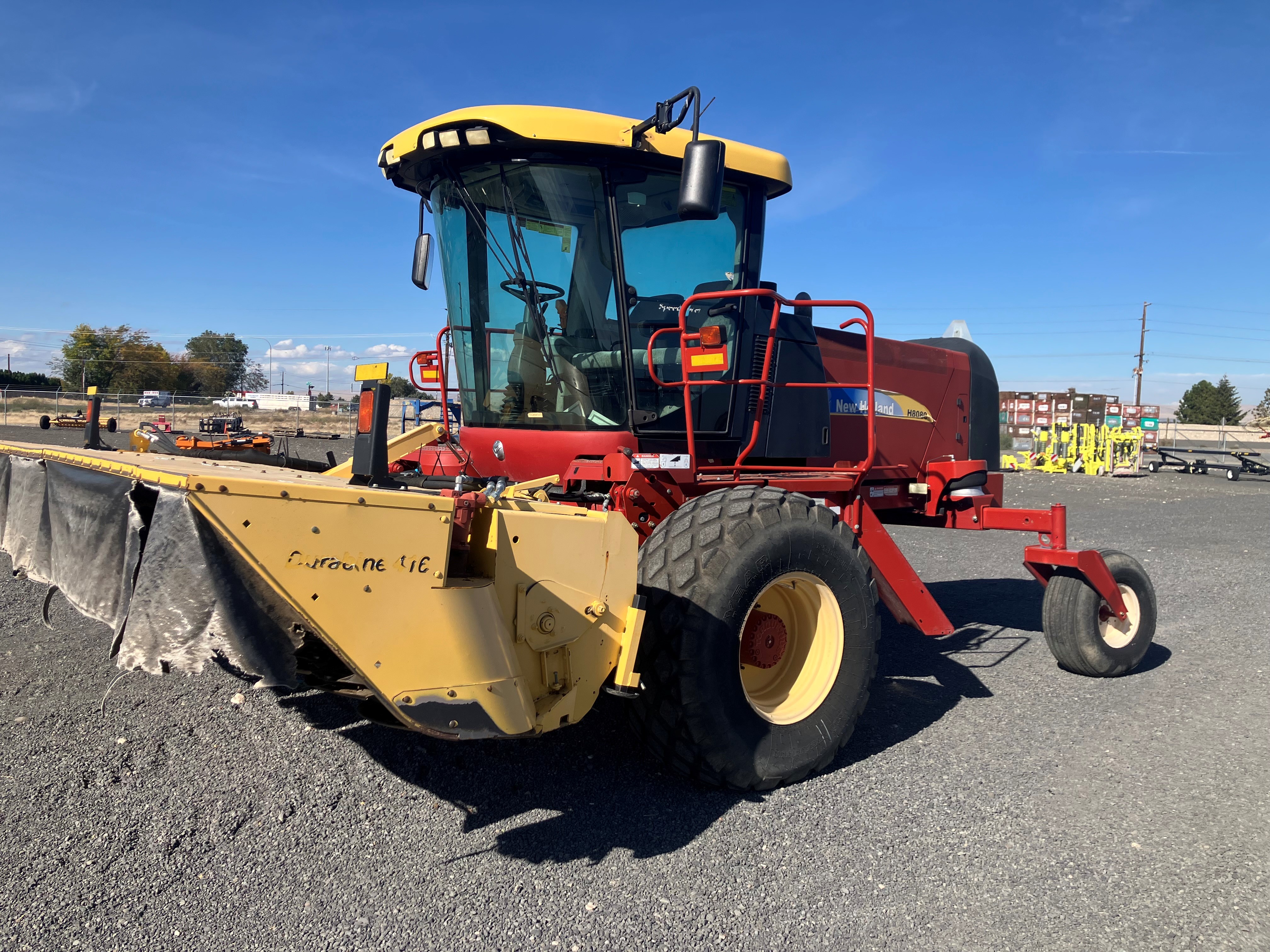 2011 New Holland H8080 Windrower