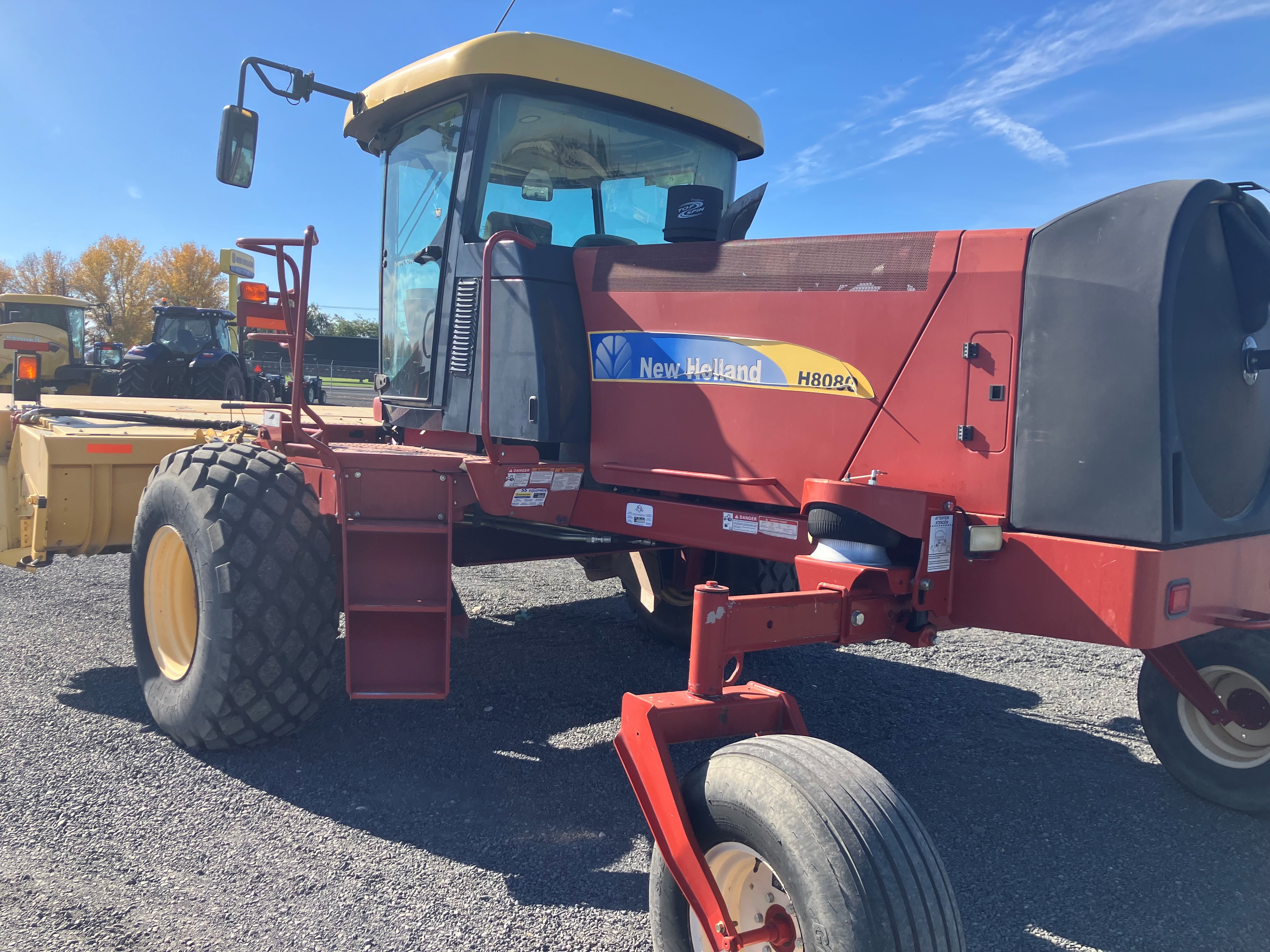 2011 New Holland H8080 Windrower