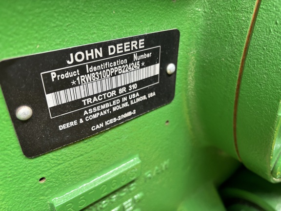 2023 John Deere 8R 310 Tractor