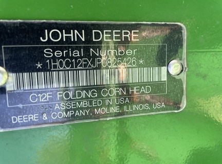 2023 John Deere C12F Header Corn Head