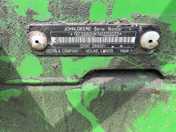2022 John Deere 2680H Disk