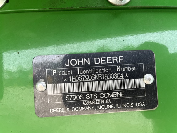 2024 John Deere S790 Combine