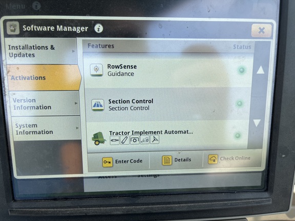 2023 John Deere 8RX 410 Tractor Rubber Track