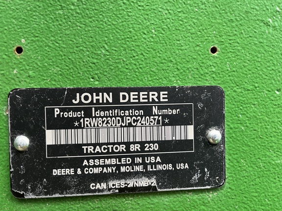 2024 John Deere 8R 230 Tractor