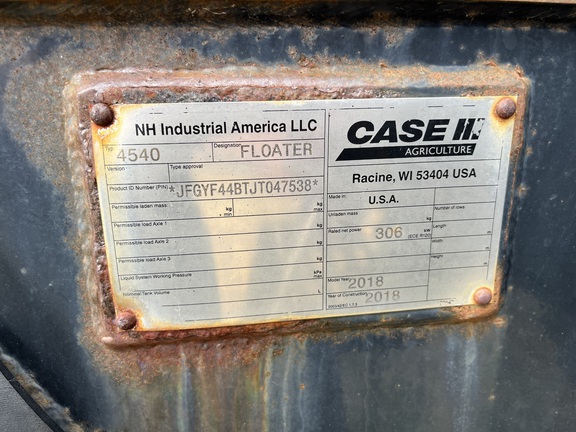 2018 Case IH Titan 4540 Misc
