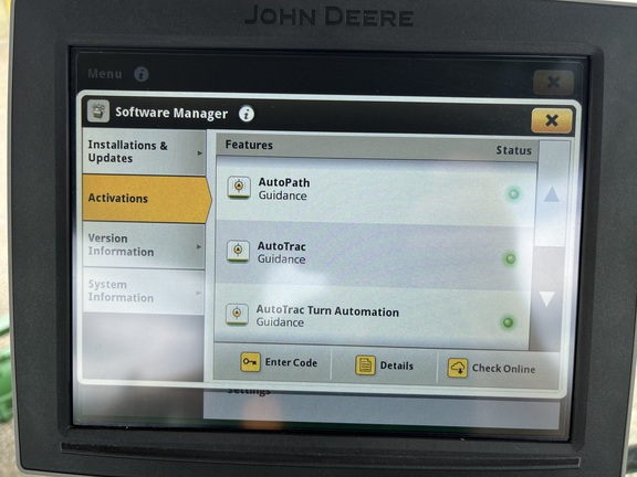 2021 John Deere 8RX 410 Tractor Rubber Track