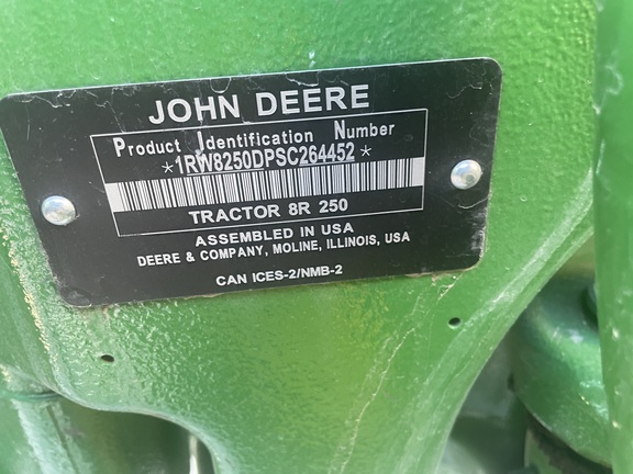 2025 John Deere 8R 250 Tractor