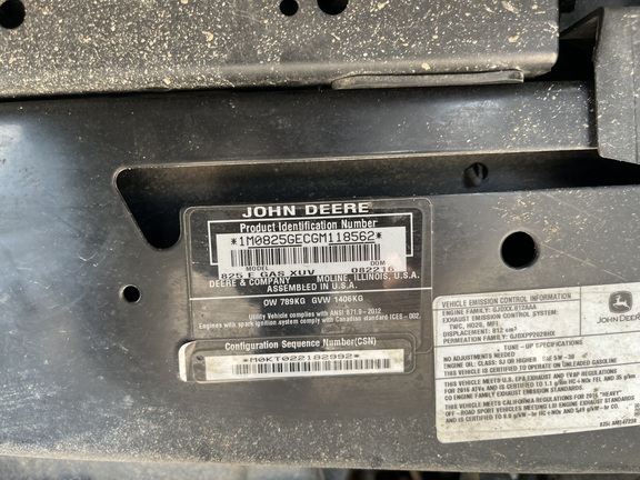 2016 John Deere XUV 825i Power Steering ATV