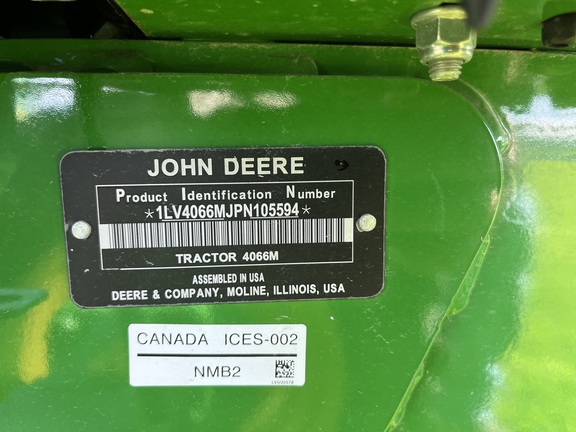 2023 John Deere 4066M Tractor Compact