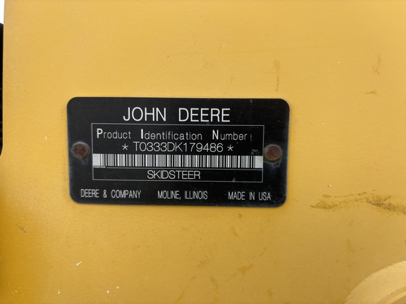 2010 John Deere 333D Compact Track Loader