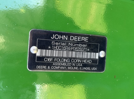 2023 John Deere C16F Header Corn Head