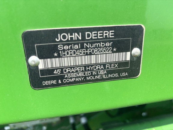 2023 John Deere RD45F Header Combine