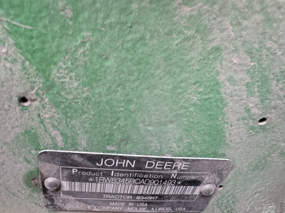 2010 John Deere 8345RT Tractor Rubber Track