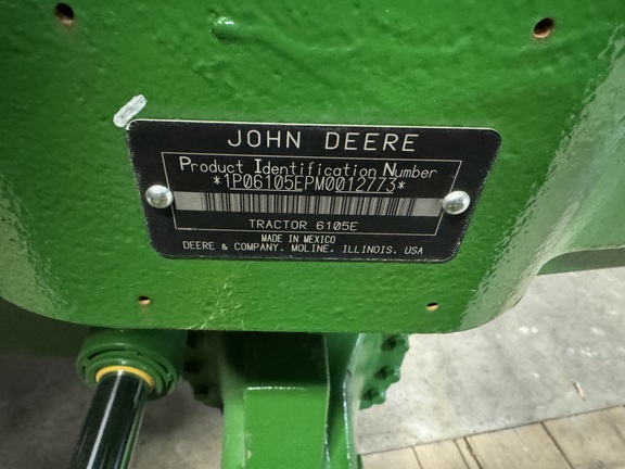 2021 John Deere 6105E Tractor