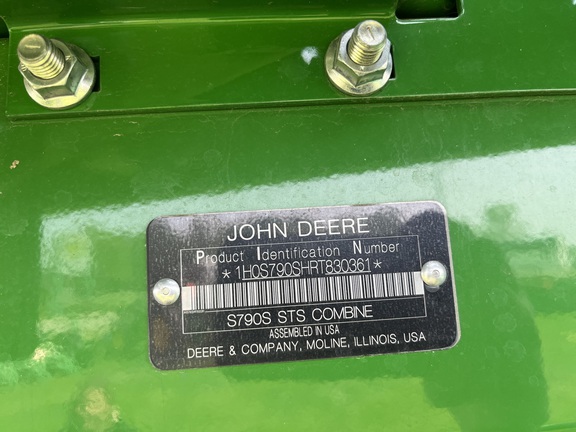 2024 John Deere S790 Combine