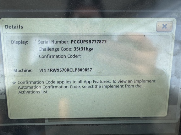 2020 John Deere 9570RX Tractor Rubber Track