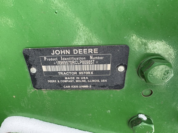 2020 John Deere 9570RX Tractor Rubber Track