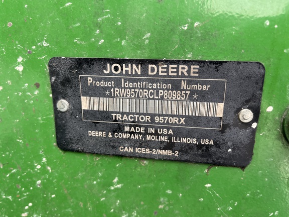 2020 John Deere 9570RX Tractor Rubber Track