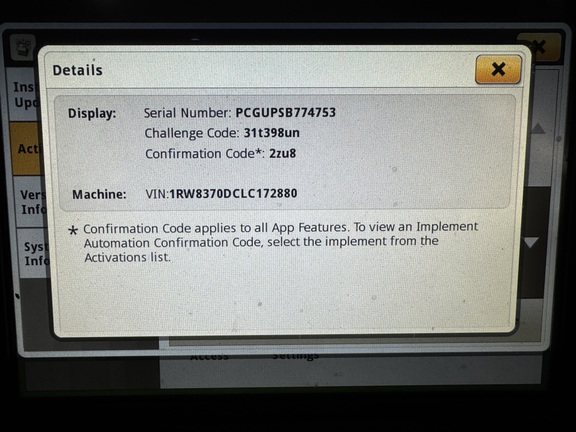 2020 John Deere 8R 370 Tractor