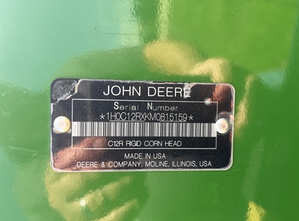 2021 John Deere C12R Header Corn Head