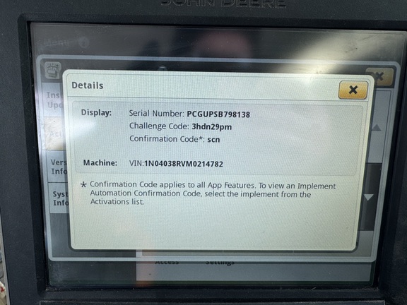 2021 John Deere R4038 Sprayer/High Clearance