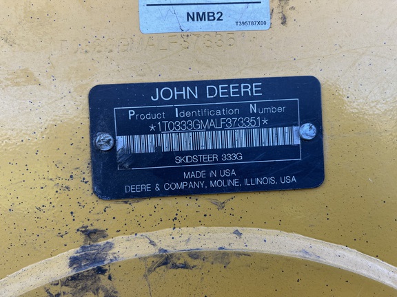 2020 John Deere 333G Compact Track Loader