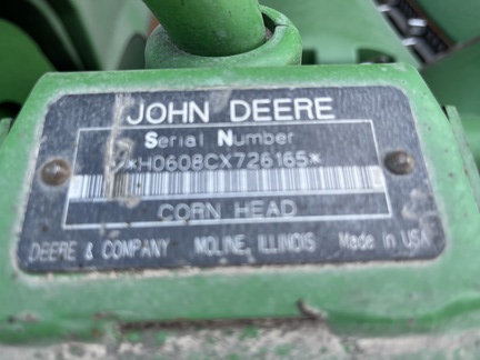 2008 John Deere 608C Header Corn Head