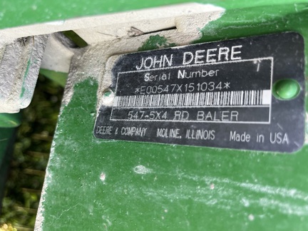 2001 John Deere 547 Baler/Round