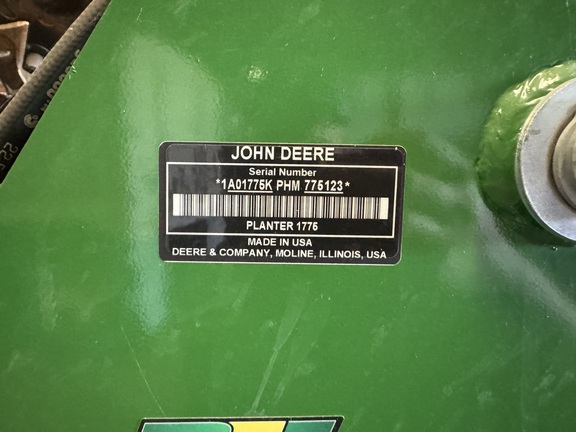 2018 John Deere 1775NT Planter