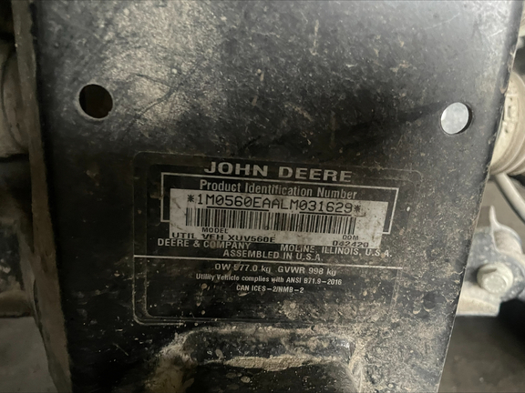 2020 John Deere XUV 560E ATV