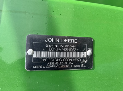 2023 John Deere C16F Header Corn Head