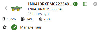 2022 John Deere 410R Sprayer/High Clearance