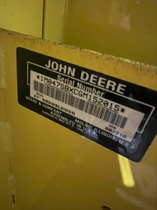 2016 John Deere X738 Garden Tractor