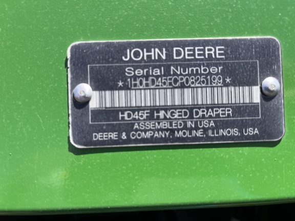 2023 John Deere HD45F Header Combine