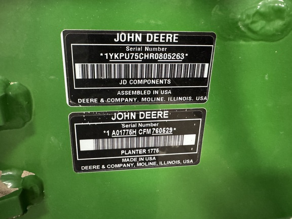 2015 John Deere 1775NT Planter