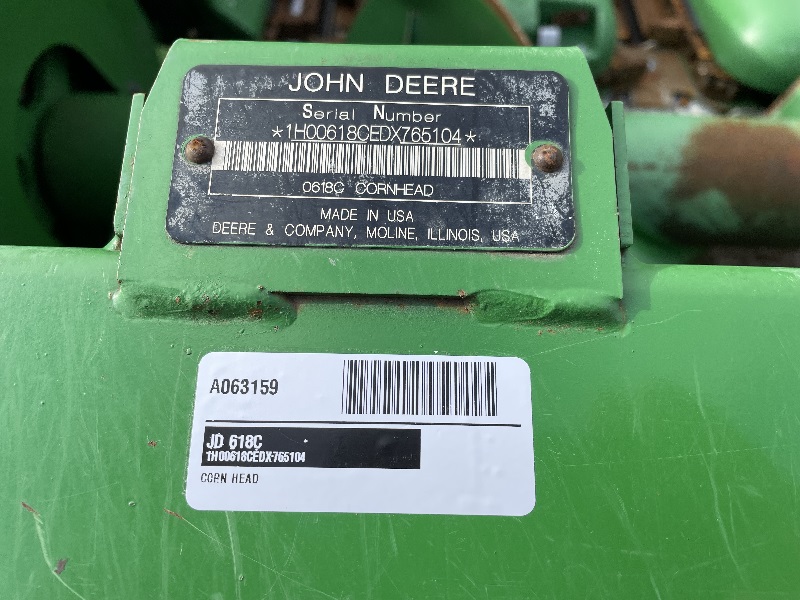 2014 John Deere 618C Header Corn Head