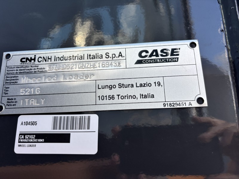 2024 Case 521G2 Wheel Loader
