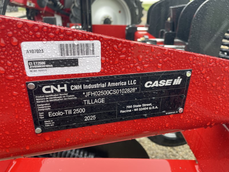 2025 Case IH ET2500 Deep Tillage