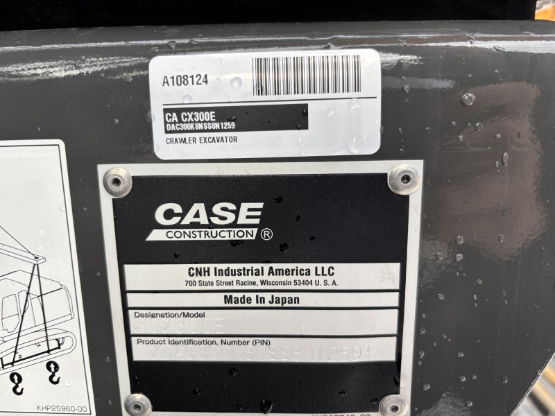 2026 Case CX300E Excavator