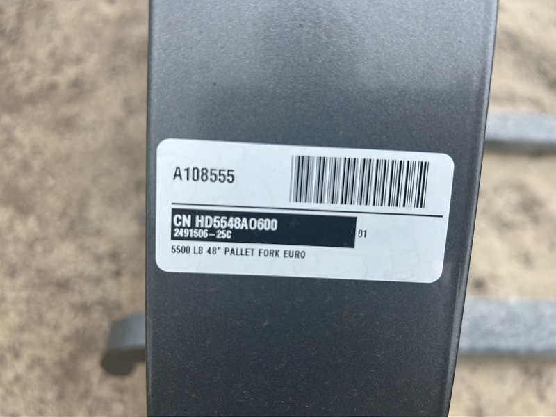 2025 CNH HD5548AO600 Pallet Fork