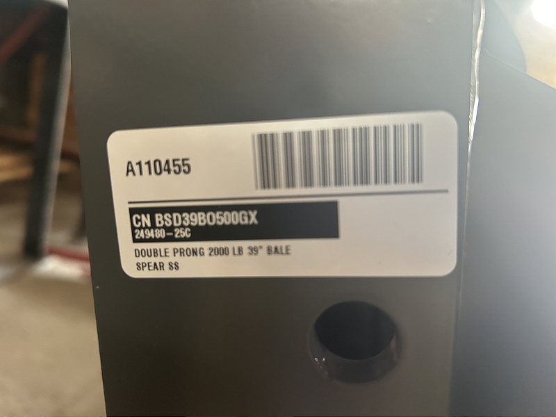 2025 CNH BSD39BO500GX Bale Spear