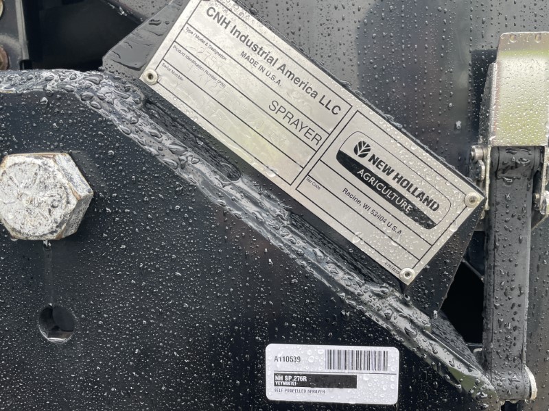 2014 New Holland SP.275R Sprayer/High Clearance