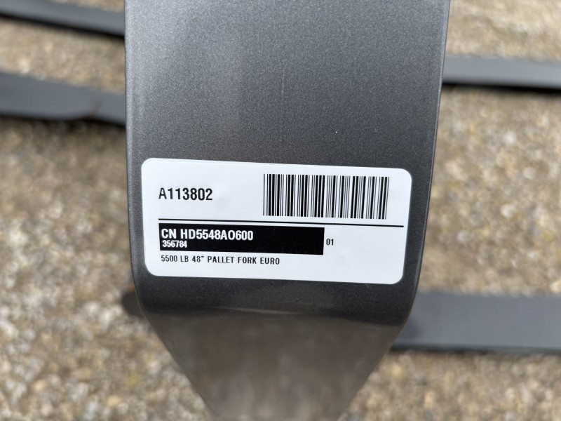 2025 CNH HD5548AO600 Pallet Fork